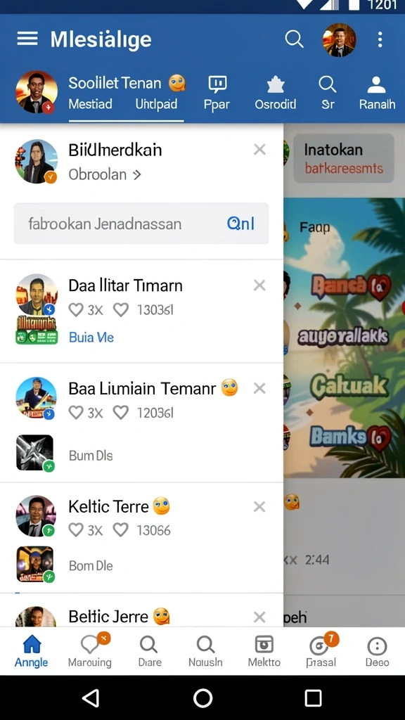 ds99 - Tangkapan layar yang memperlihatkan serunya pertarungan dalam game.